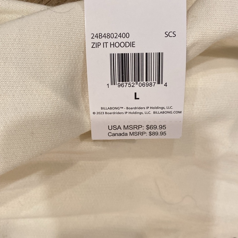 Billabong Zip It Fleece Hoodie - Picture 5 of 5